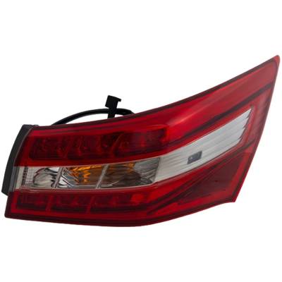 Rareelectrical - Tail Light Compatible With 2016-2018 Toyota Avalon 3.5L 2.5L V6 Right Passenger Side Halogen