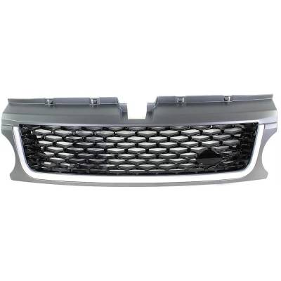 Rareelectrical - New Painted Silver Grille Assembly Compatible With Land Rover Range Rover Sport Supercharged 8 Cyl