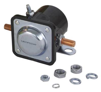 Rareelectrical - Snow Plow Motor Relay Solenoid 12V 3 Terminal Compatible With Meyer E47 E57 E60 Hydraulic Pump Motor