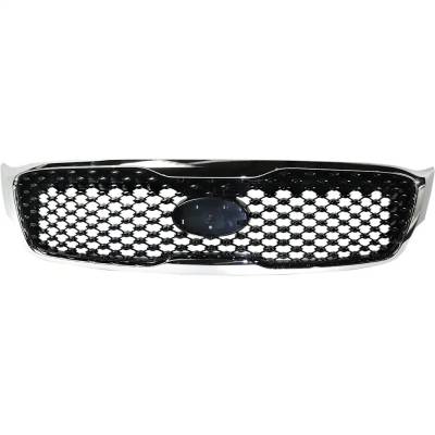 RAREELECTRICAL - New Chrome Shell Grille Assembly Compatible With Kia Sorento Sx 4 Cyl 2.0L Sorento Sxl 6 Cyl 3.3L