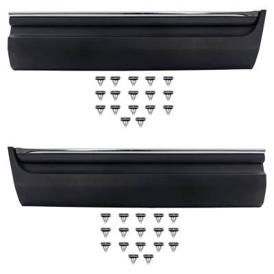 Rareelectrical - New Front Left And Front Right Door Molding And Beltlines Compatible With Ford Explorer Xlt 4 Cyl