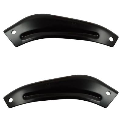 Rareelectrical - New Rear Left Lower And Rear Right Lower Bumper Bracket Compatible With Jeep Wrangler 75Th