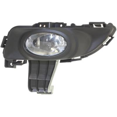 Rareelectrical - New Oval Fog Light Compatible With Mazda 3 Gs 4 Cyl 2.0L 3 I 4 Cyl 2.0L 3 S 4 Cyl 2.3L 3 Sp23 4 Cyl