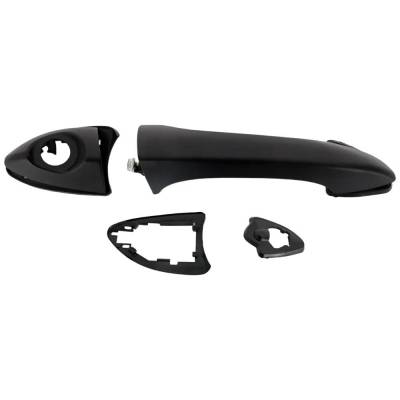 Rareelectrical - New Right Front Or Rear Exterior Door Handle Compatible With 2000-2006 Bmw X5 Textured Black Without