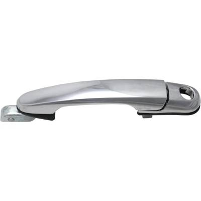Rareelectrical - Front Driver Side Exterior Door Handle Compatible With 2005-2009 Hyundai Tucson Chrome With Key Hole