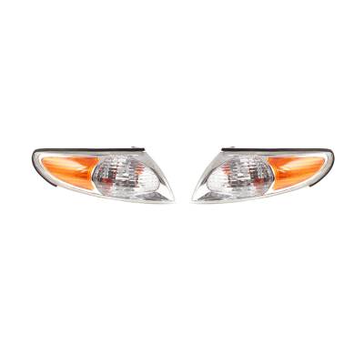Rareelectrical - New Pair Of Turn Signal Light Compatible With Toyota Solara 2002-2003 To2520166 To2521166 81510Aa030