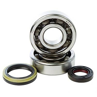Rareelectrical - New Crankshaft Main Bearing And Seal Kit Compatible With 1996-1998 Suzuki Rm125 124Cc 2-Stroke