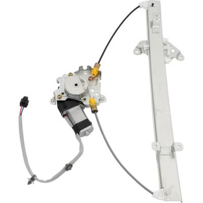Rareelectrical - New Left Rear Window Regulator With Motor Compatible With Nissan Frontier Le 6 Cyl 4.0L Frontier Sv