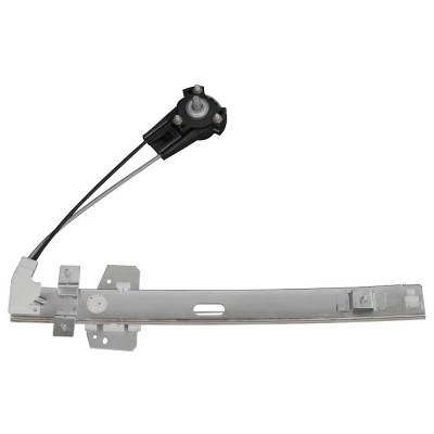 Rareelectrical - New Left Front Hand-Crank Window Regulator Compatible With Mazda B2000 Base B2200 Lx B2200 Se-5