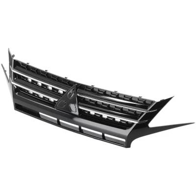 Rareelectrical - New Textured Black Grille Assembly Compatible With Mitsubishi Mirage G4 Se 3 Cyl 1.2L Mirage Be 3