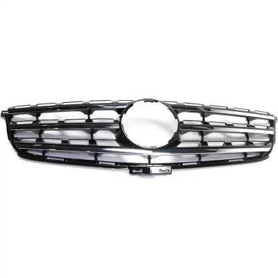 Rareelectrical - New Painted Black Grille Assembly Compatible With Mercedes Benz Ml350 Base 6 Cyl 3.5L Ml550 4Matic 8