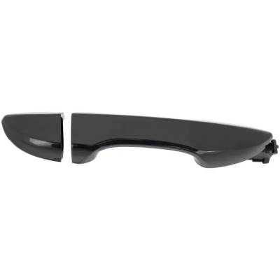 Rareelectrical - Front Passenger Side Exterior Door Handle Compatible With 2014-2019 Toyota Corolla Smooth Black
