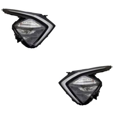 Rareelectrical - New Pair Of Headlights Compatible With Kia Sportage Ex Sport Utility Sportage Lx Sport Utility