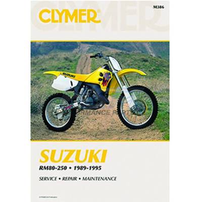 Rareelectrical - New Service Manual Compatible With Suzuki Rm 80 Hp Rm 125 Hp Rm 250 Hp Rmx 250 Hp By M386
