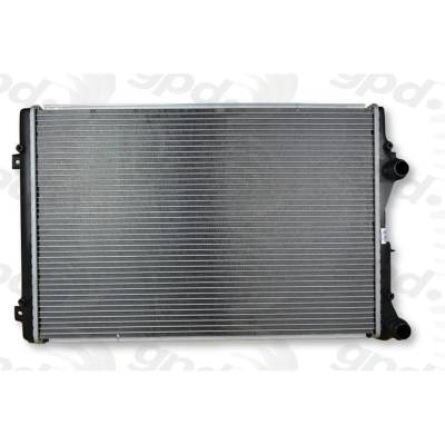Rareelectrical - New Plastic Tank Radiator Compatible With Audi Volkswagen Jetta Tdi Sel 4 Cyl 2.0L Beetle Gsr 4 Cyl