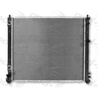 Rareelectrical - New Plastic Tank Radiator Compatible With Cadillac Cts Luxury 6 Cyl 3.6L Cts 3.6L 6 Cyl 3.6L Cts