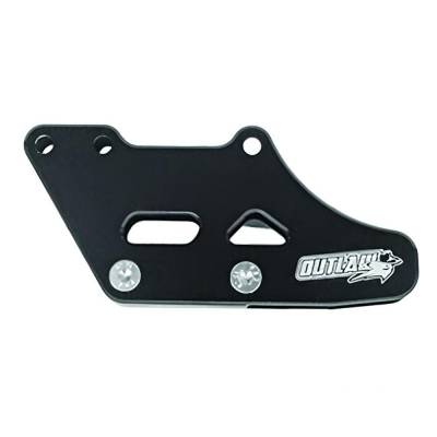 Rareelectrical - Rear Swingarm Chain Guide Plate Black Compatible With 2007-2025 Honda Crf250r Crf450r Crf250x