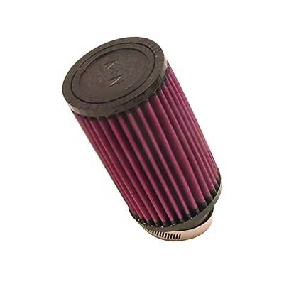 Rareelectrical - Universal Clamp-On Air Filter 57Mm X 25Mm Flange High Flow Washable Reusable Atv Utv Compatible With