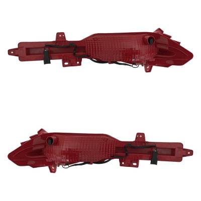Rareelectrical - New Pair Of Daytime Running Lights Compatible With Hyundai Santa Fe 2.5L 2021 2022 2023 By Part