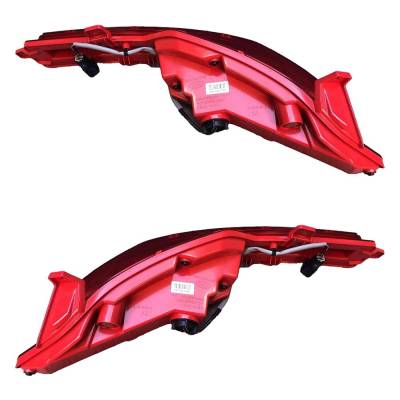 Rareelectrical - New Pair Of Daytime Running Lights Compatible With Hyundai Santa Fe 1.6L 2.5L 2021 2022 2023 By Part