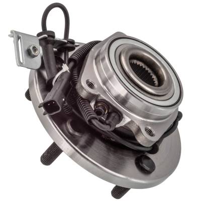 Rareelectrical - Front Hub Bearing Assembly Compatible With 2008-2012 Dodge Grand Caravan Volkswagen Routan 5-Lug Abs
