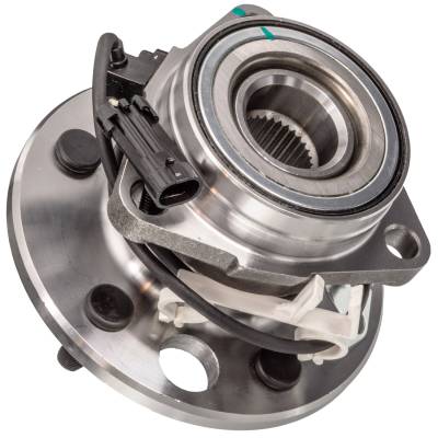 Rareelectrical - Front Hub Bearing Assembly Compatible With 1995-2002 Gmc Safari 3-Lug Abs 15997073 15997074 515019
