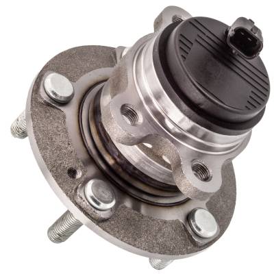 Rareelectrical - Rear Hub Bearing Assembly Compatible With 2010-2016 Hyundai Genesis Coupe 5-Lug Abs 513343 Bolt-On