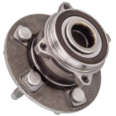 Rareelectrical - Front Hub Bearing Assembly Compatible With 2012-2024 Tesla X 5-Lug Without Abs 931008 Bolt-On Direct