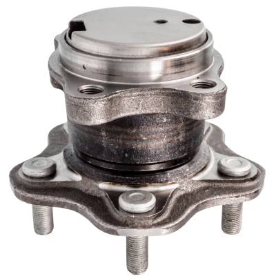 Rareelectrical - Rear Hub Bearing Assembly Compatible With 2007-2012 Nissan Sentra 5-Lug Abs 512383 Bolt-On Direct