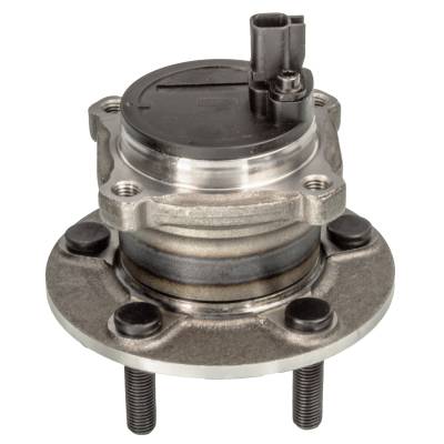 Rareelectrical - Rear Hub Bearing Assembly Compatible With 2005-2013 Volvo V50 C70 C30 5-Lug Abs 31340686 512411