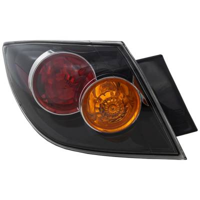 Rareelectrical - Tail Light Compatible With 2007-2009 Mazda 3 3 Sport 2.0L 2.3L I4 Left Driver Side 156Hp Replaces