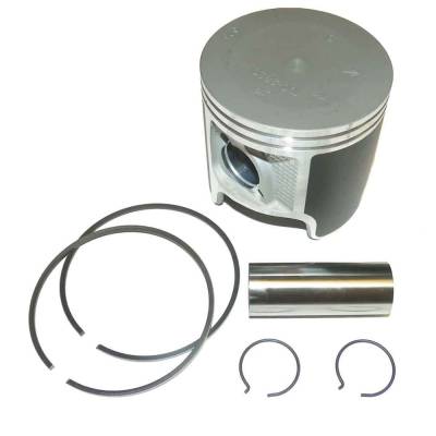 Rareelectrical - New OEM Grade Starboard Side .020 Over Piston Kit With Rings Compatible With 1984-2006 Yamaha V6