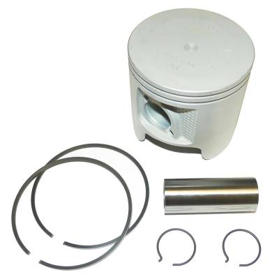 Rareelectrical - New Starboard Side .030 Over Piston Kit With Rings Compatible With 1984-2006 Yamaha V6 2-Stroke