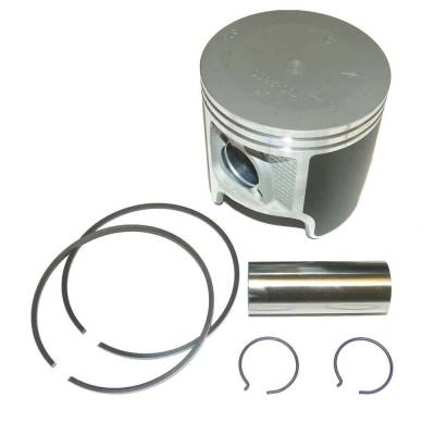 Rareelectrical - New OEM Grade Starboard Side .030 Over Piston Kit With Rings Compatible With 1984-2006 Yamaha V6