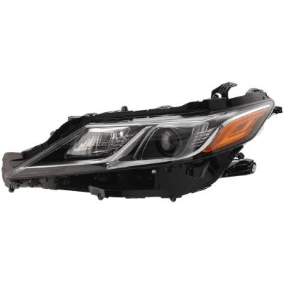 Rareelectrical - New Headlight Compatible With 2018 Toyota Camry 2.5L I4 A25a-Fks A25a-Fxs Left Driver Side Led