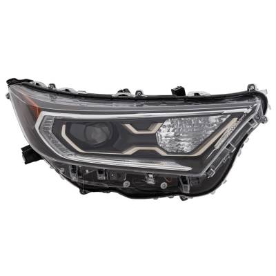 Rareelectrical - Headlight Compatible With 2021 Toyota Rav4 Prime Right Passenger Side Led Rt10010241uq