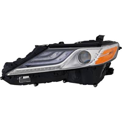 Rareelectrical - Headlight Compatible With 2018 Toyota Camry 2.5L I4 A25a-Fks A25a-Fxs Left Driver Side Led