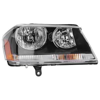 Rareelectrical - New Headlight Compatible With 2008-2014 Dodge Avenger 2.4L 3.6L I4 Ed3 Right Passenger Side Halogen