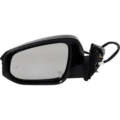 Rareelectrical - Side Mirror Compatible With 2018-2019 Toyota Highlander 2.7L 3.5L I4 Left Driver Side 295Hp Replaces
