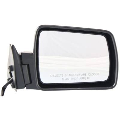 Rareelectrical - New Side Mirror Compatible With 1984-1996 Jeep Cherokee Comanche Wagoneer Right Passenger Side