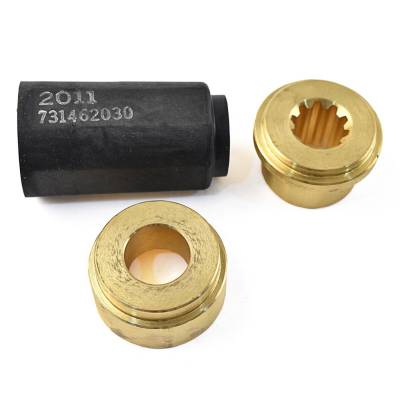 Rareelectrical - Rubex Interchangeable Propeller Hub Kit Compatible With 1980-2010 Yamaha 20-30Hp 2 3 Cylinder