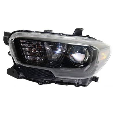 Rareelectrical - New Left Halogen Headlight Compatible With Toyota Tacoma Sr 3.5L 2017 2018 2019 By Part Number