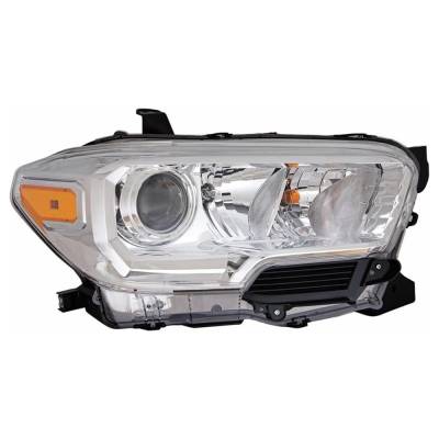 Rareelectrical - New Right Halogen Headlight Compatible With Toyota Tacoma Sr Crew Cab Pickup 3.5L 2019 2020 2021