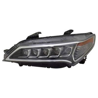 Rareelectrical - Left Driver Side Headlamp Assembly Compatible With 2015-2017 Acura Tlx Base Sedan 3.5L Tlx Sh-Awd