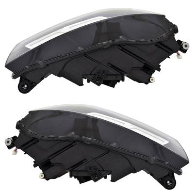 Rareelectrical - New Pair Of Headlights Compatible With Audi Q5 Prestige Sport Utility 2018 2019 2020 By Part Number