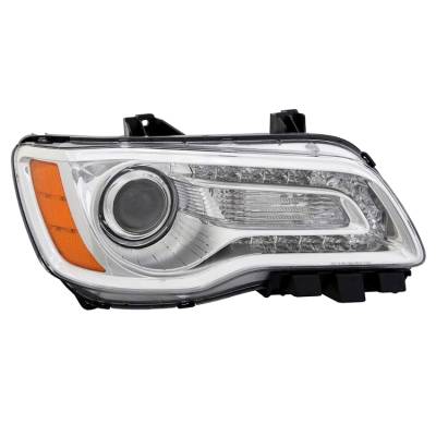 Rareelectrical - New Right Headlight Compatible With Chrysler 300 Srt8 Sedan 2011-2014 By Part Number 68143002Ac
