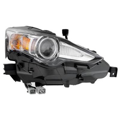 Rareelectrical - New Right Side Hid Headlight Compatible With Lexus Is350 Is250 Sedan 2014-2016 By Part Number