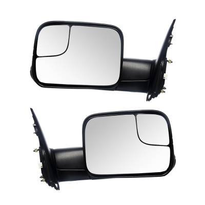 RAREELECTRICAL - New Door Mirrors Pair Fits Dodge Ram 2500 Laramie Sport Trx4 2006-2007 Ch1321228