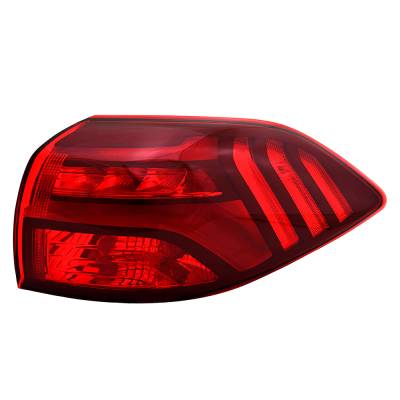 Rareelectrical - New Right Led Outer Tail Light Compatible With Hyundai Tucson Sport Sport Utility 2019 2020 2021 By