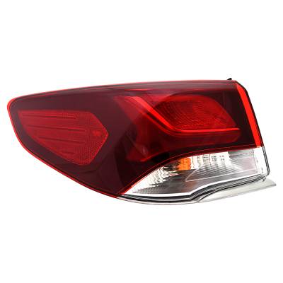 Rareelectrical - New Drivers Led Outer Tail Light Compatible With Hyundai Sonata Limited 2.0T Sedan 2019 By Part